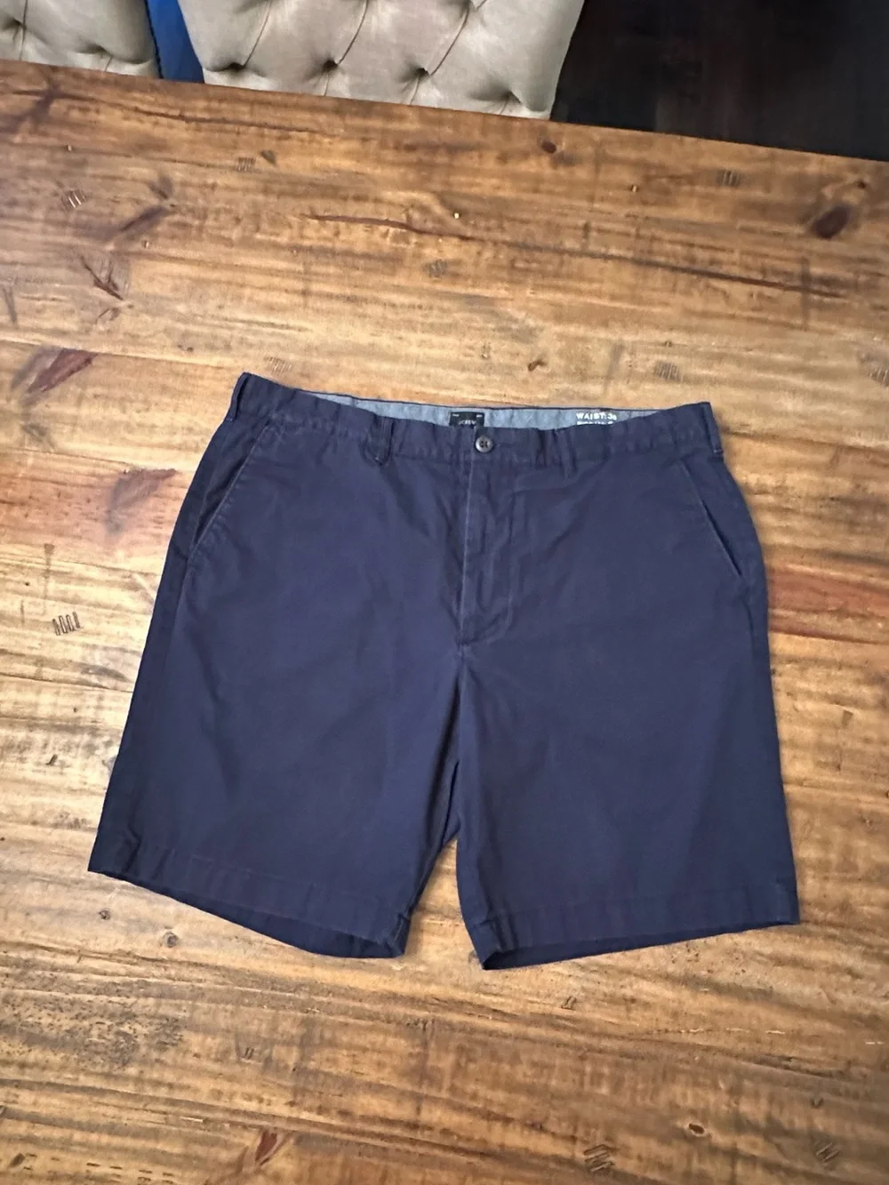 J. Crew Classic Navy Flat-Front Men's Shorts